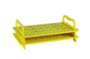 Moonlab® Rack f. Reaktionsgefässe (1.5/2.0 ml), 24 Plätze, gelb, PC, 1 Stk - Art. Nr. 40019