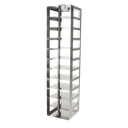 [46206] Cryomaster® Truhengestell mit Sicherungsstab für 12 Kryoboxen 136x136x53 mm - Art. Nr. 46206