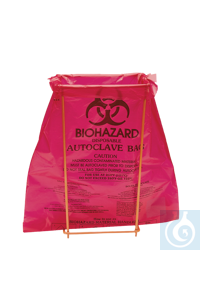 Biohazard-Autoklavierbeutel 22 x 28 cm, 100 Stck./Pack - Art. Nr. 61042