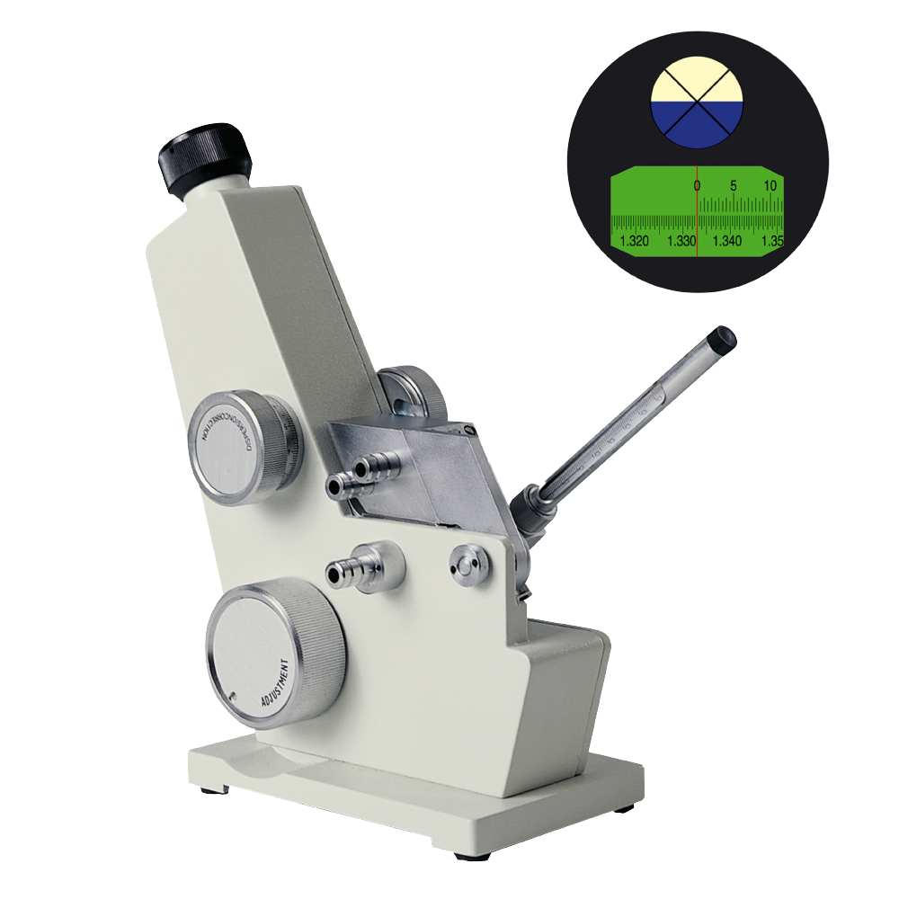 Abbe-Refraktometer, 0 bis 70°C, 1.300-1.700nD - Art. Nr. 70118
