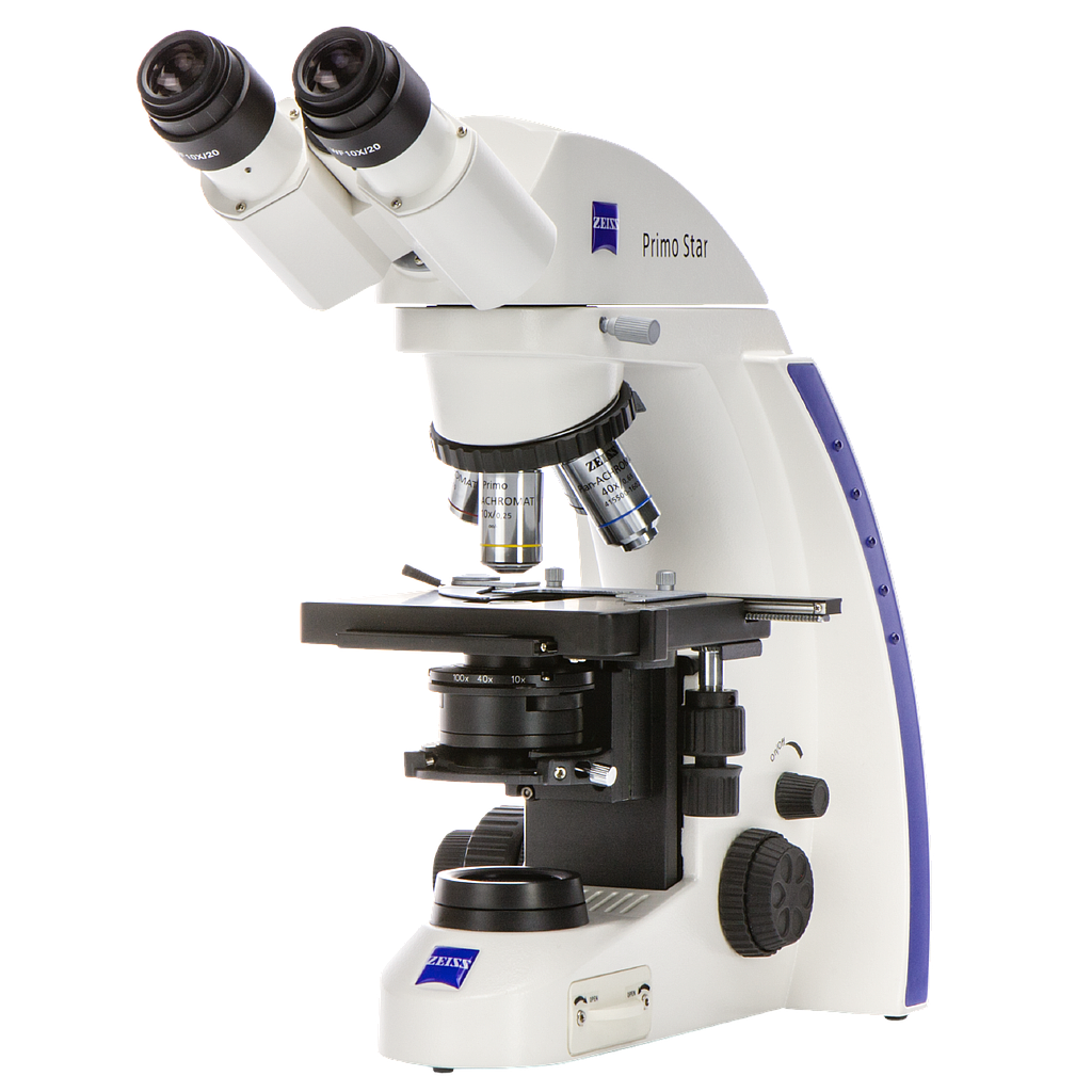 Zeiss Mikroskop Primo Star HAL, 4x, 10x, 40x, 100x Oil - Art. Nr. 70412