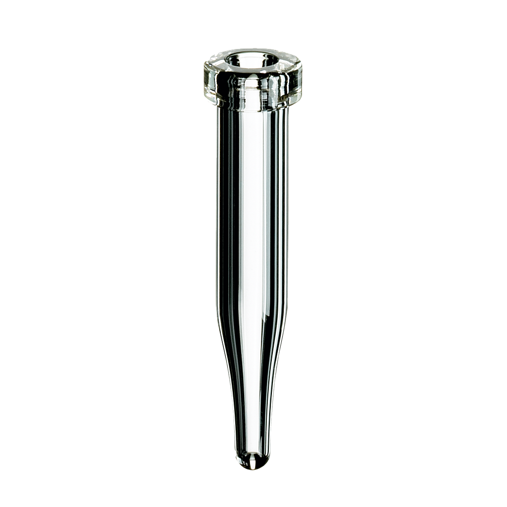 neochrom® Rollrandflaschen 0,3 ml Klarglas, 31,5 x 5,5 mm, konisch, 100 St./Pa - Art. Nr. 70604