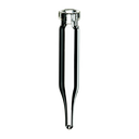 neochrom® Rollrand-Mikroflaschen 0,6 ml Klarglas, konisch, 40 x 7 mm, 100 St./P - Art. Nr. 70607