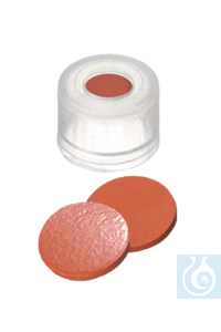 PE Push-On Kappe 8 mm Silikon weiss/PTFE rot 100 S