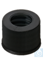 neochrom® Schraubkappe PP schwarz, ND10 m. Loch 7 mm, 100 Stck./Pack - Art. Nr. 70733