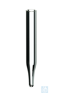 neochrom® Mikroeinsätze Klarglas 0,1 ml, konisch, 13 mm Spitze, 100 Stck./Pack - Art. Nr. 70741