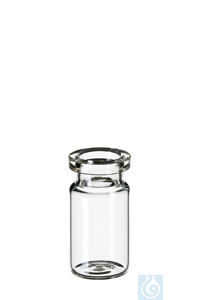 neochrom® ND20 Headspace Flaschen, 5 ml Klarglas, 38 x 20 mm, flacher Boden - Art. Nr. 70798