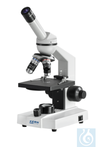 Durchlichtmikroskop (Akku) Monokular Achromat 4/10/40; WF10x18; 0,5W LED - Art. Nr. 71400