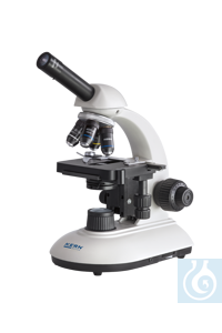 Durchlichtmikroskop Monokular Achromat 4/10/40; WF10x18; 3W LED - Art. Nr. 71403