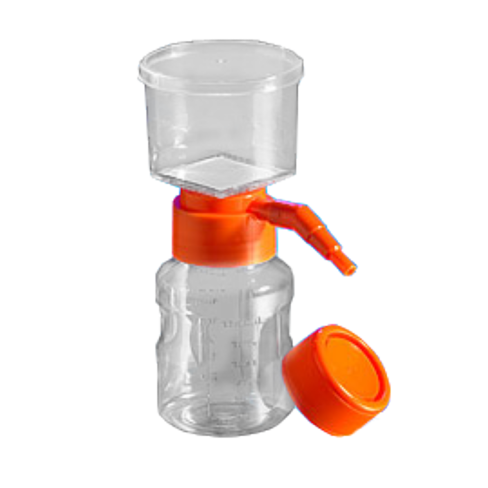 Vakuumfiltersysteme 250 ml, orange, 50 mm CA-Membran 0,22, 12 St./Pack - Art. Nr. 74159