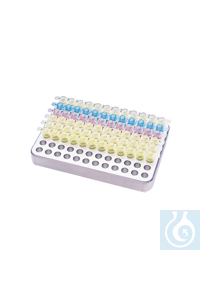 Aluminiumblock MTP-Form 8 x 12 Loch  0,2 ml PCR