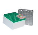 Kryo-Aufbewahrungsbox PC, grün, 9 x 9 Plätze, 96 mm hoch, 5 Stck./Pack - Art. Nr. 78021