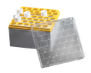 Kryo-Aufbewahrungsbox PC, gelb, 9 x 9 Plätze, 96 mm hoch, 5 Stck./Pack - Art. Nr. 78023
