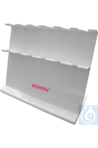 pipet4u® Single Rack für pipet4u® 8 Kanal Pipetten, weiss - Art. Nr. 8130029