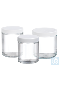 Wheaton-Glasdose mit Kappe, 125 ml, 24 Stk/Pack - Art. Nr. 90061