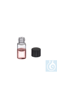 Wheaton Probenfläschchen 1,8 ml glasklar  Kappe 20