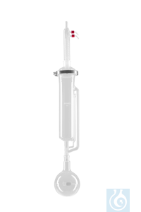 Extraktionsaufsatz nach Soxhlet mit Flansch, Inhalt 2.000 ml, Flansch LF 100 - Art. Nr. B3331