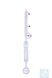 Heiss-Extraktionsapparat nach Twisselmann, Extraktor 30 ml, Kühleranschluss NS 29 - Art. Nr. B3339