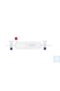 Gas-Probenrohr, Inhalt 150 ml, ohne Entnahmestutzen, Anschlüsse Kapillarrohr und - Art. Nr. B3587