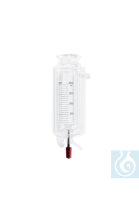 Reaktionsgefäss, zylindrisch, mit Temperier- und Vakuummantel und Entleerungsvent - Art. Nr. B3814