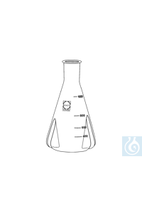 ecoLab Erlenmeyerkolben mit Schikane, 2000 ml, 1 St./Pack - Art. Nr. E1056