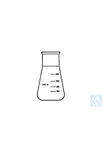 ecoLab Erlenmeyer-Kolben Weithals, 250 ml Simax, 10 St./Pack - Art. Nr. E1069