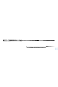 Glas-Pasteurpipetten m. Wattestopfen, unsteril, 230 mm lg., 250 St./Pack - Art. Nr. E1099