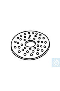 Exsikkatorplatten  Porzellan  300 mm Ø