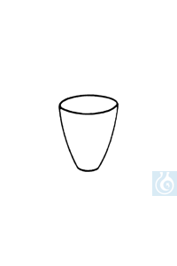 Porzellantiegel 15 ml, 30 x 38 mm, 10 Stck./Pack - Art. Nr. E1175