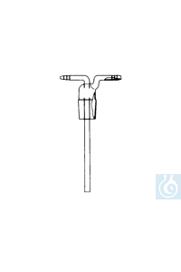 Gaswaschflaschen-Einsatz mit Fritte POR 1, NS 29/32 - Art. Nr. E1341