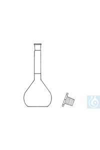 Messkolben Duran-Glas PE-Stopfen NS 10/19 10 ml 2 