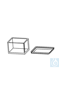 Färbekästen  Glas  Deckel