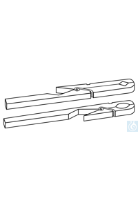 Holzklammer  Reagenzgläser 175 mm lang