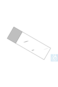 Objektträger 76 x 26 mm extraweiss geschnitten 50 