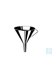 Trichter 18/8, 100 mm Ø, 125 mm hoch - Art. Nr. E6992