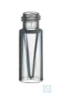 neochrom® Kurzgewindeflaschen ND9 0,3 ml, PP transparent, 100 St./Pack - Art. Nr. 70684