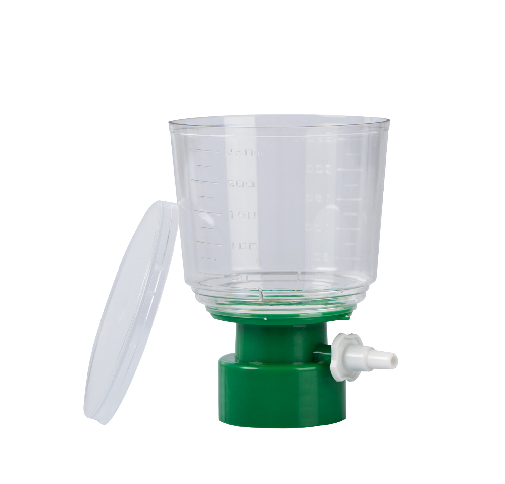 qpore® Bottle-Top-Filter aus PES, steril, 0.10 µm, 250 ml, 24 Stk/Pack - Art. Nr. 60037