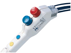 Universal Plus® Straight Handle, Hand Control E/S (Buttons) and S/I, w/10’ HiFlo tubing and irrig. bag spike, 1/pkg 10/cs 60-6010-003