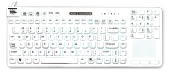 [10114] Hygienetastatur mit integriertem Touchpad, 38 cm, IP 68 - Art. Nr. 10114