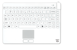 [10116] Hygienetastatur im Laptop-Design, 30 cm, IP 68 - Art. Nr. 10116