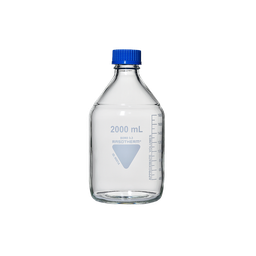 [10199] Laborflaschen, RASOTHERM® (Boro 3.3), GL45, blaue Schraubkappe, 2000 ml - Art. Nr. 10199