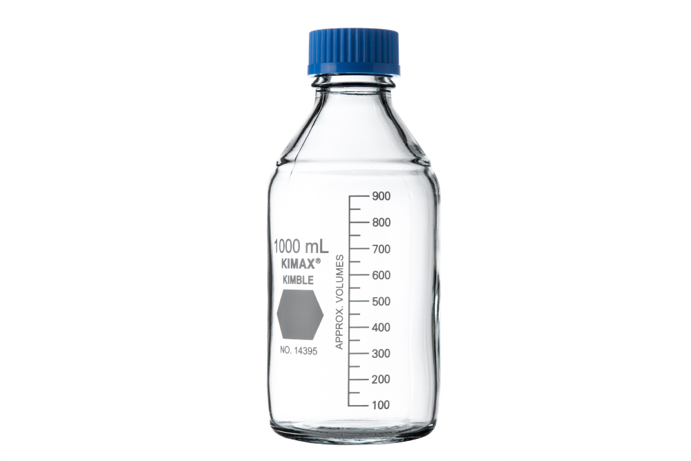 Laborflaschen  GL45 blaue Schraubkappe 10000 ml