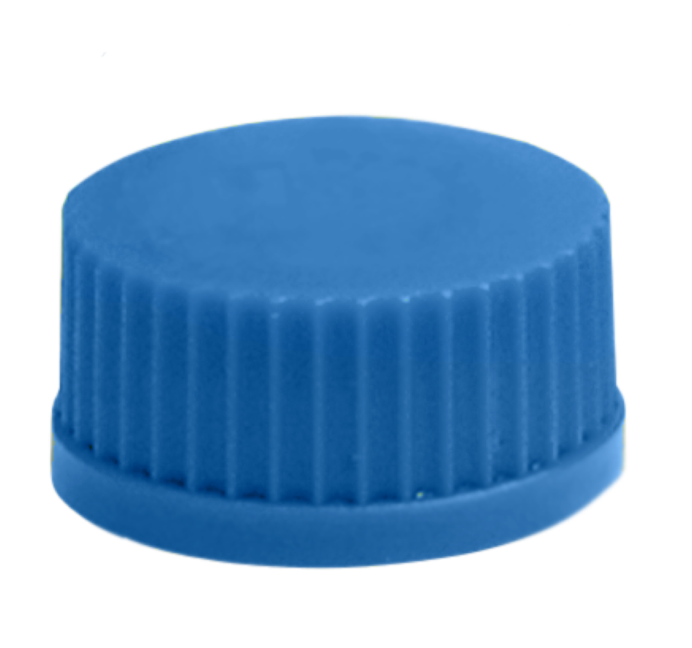 Schraubkappe (blau PP) GL45