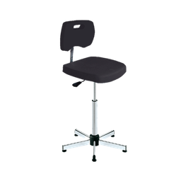 [11148] Laborstuhl, Komfort-Sitzschale, ohne Fussring, höhenverstellbar 545-790 mm - Art. Nr. 11148