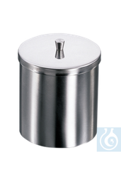 [11184] Dose mit Deckel aus 18/8, 1600 ml - Art. Nr. 11184