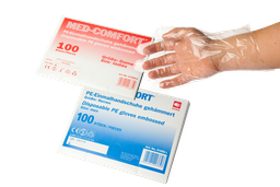 [14005] Einmal-Handschuhe, PE, gehämmert, Herren-Grösse, 100 St./Pack - Art. Nr. 14005