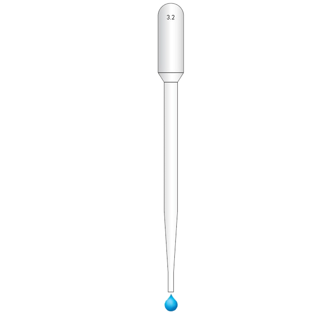 Pasteurpipetten 3,2 ml ungraduiert 156 mm lang 500