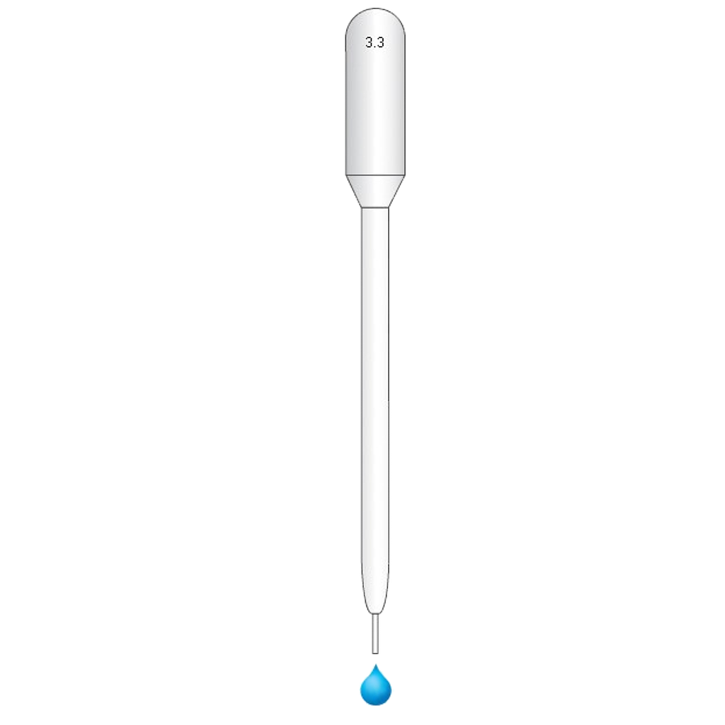 Pasteurpipetten 3,3 ml, feine Spitze, 147 mm lang, 500 Stck./Pack - Art. Nr. 16154