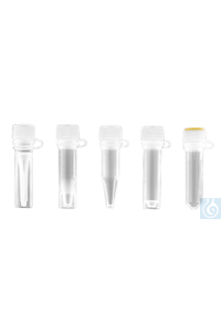 Reaktionsgefässe 0,5 ml mit Standring unsteril, ungraduiert; VE: 1000 Stück - Art. Nr. 16821