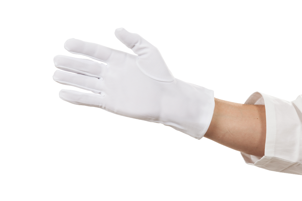 Baumwoll-Handschuhe weiss Gr. 12